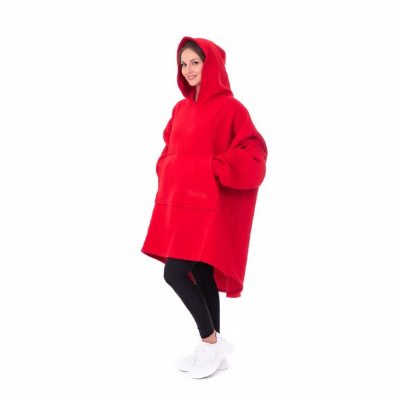 Oversized Wearable Blanket Hoodie Sweatshirt - Picture 4 of 11